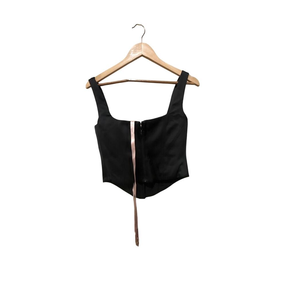 HOUSE OF CB Rafa Satin Longline Corset Top Size Large - Picture 11 of 12